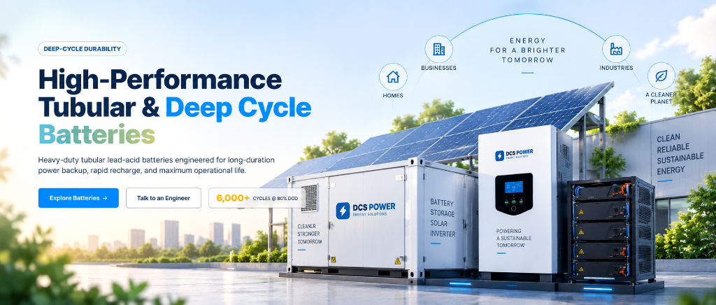 High-Performance Tubular & Deep Cycle Batteries