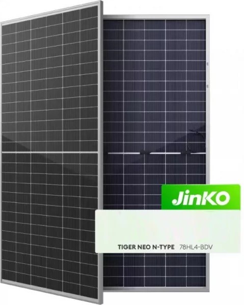 Jinko Tiger Neo N-Type 78HL4-BDV Bifacial Module 620W Solar Panel
