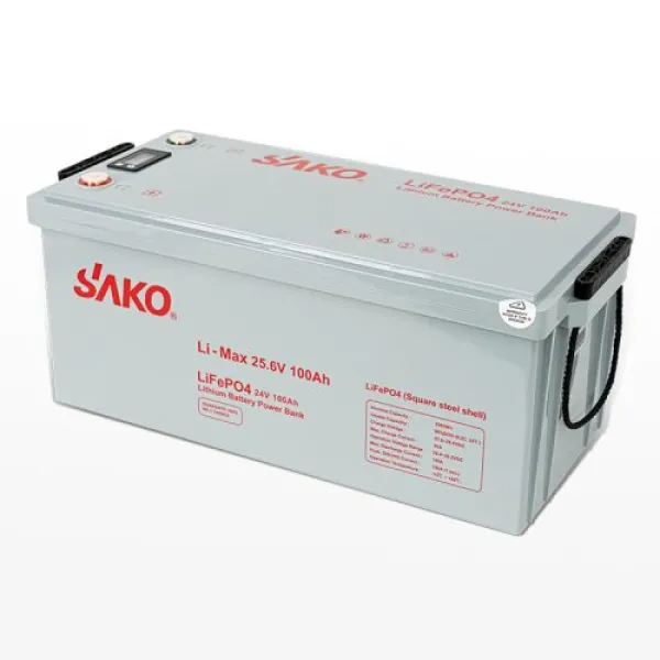 SAKO 25.6V 100AH LiFePO4 Lithium Battery